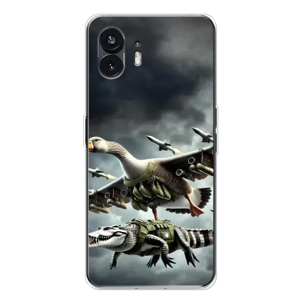 Чехол с рисунком «Гусини и крокодило» для Nothing Phone 3 Чехол с рисунком «Гусини и крокодило» для Nothing Phone 3