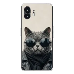 Чехол на тематику: Коты для Nothing Phone 3 (Модный кот)