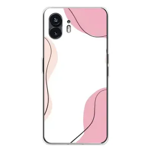 Чохол квітковий дизайн для Nothing Phone 3 (Рожевий фон)