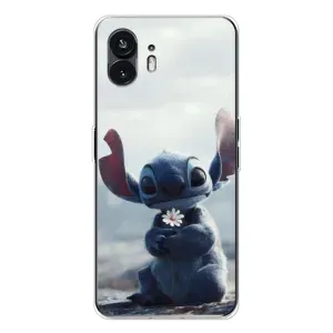 Чохол з малюнком Стіч для Nothing Phone 3 (Стіч з квіткою)