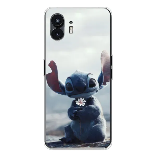 Чехол с рисунком «Стич с цветочком» для Nothing Phone 3 Чехол с рисунком «Стич с цветочком» для Nothing Phone 3