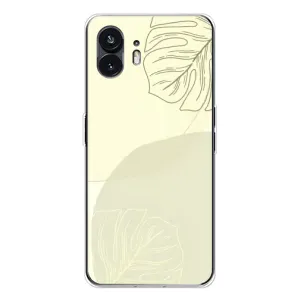 Чехол цветочный дизайн для Nothing Phone 3 (Зелёный фон)