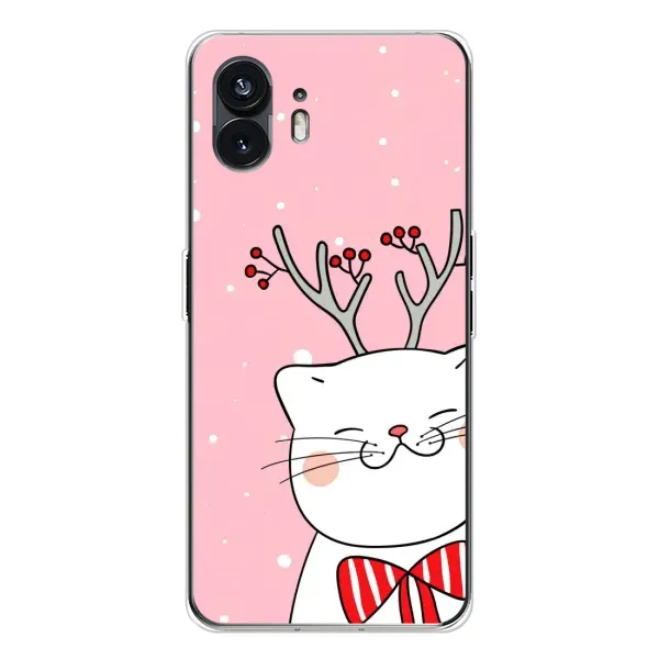 Чехол с рисунком «Зимний кот» для Nothing Phone 3 Чехол с рисунком «Зимний кот» для Nothing Phone 3