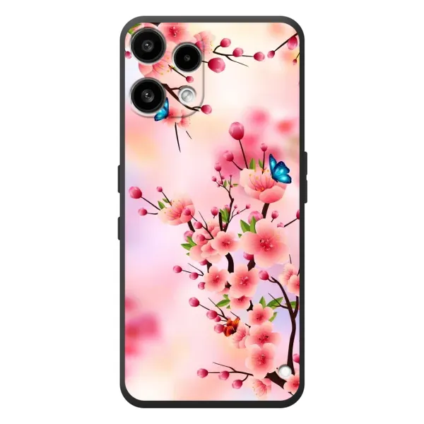 Чехол с рисунком «Бабочки на сакуре» для Nothing Phone (3a) Lite Чехол с рисунком «Бабочки на сакуре» для Nothing Phone (3a) Lite