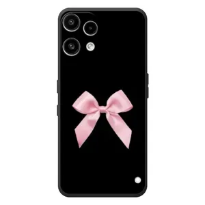 Чехол банты для Nothing Phone (3a) Lite (Бант на черном)