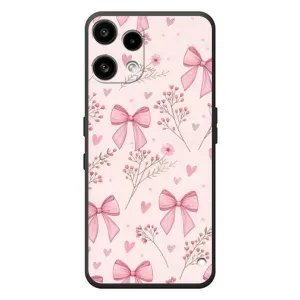 Чехол банты для Nothing Phone (3a) Lite (Банты с цветами)