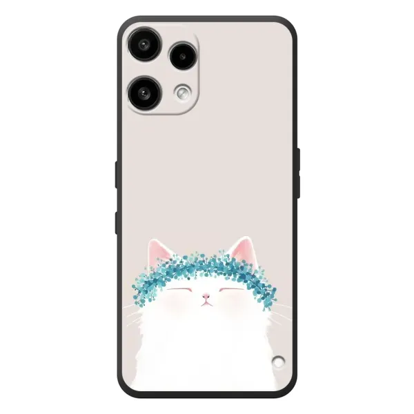 Чехол с рисунком «Белый котик» для Nothing Phone (3a) Lite Чехол с рисунком «Белый котик» для Nothing Phone (3a) Lite