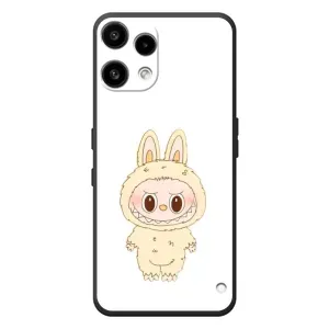 Чехол с принтом Лабубу для Nothing Phone (3a) Lite (Бежевый Лабубу)