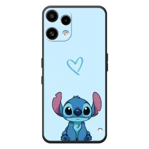 Чехол с рисунком Стич для Nothing Phone (3a) Lite (Голубой Стич)