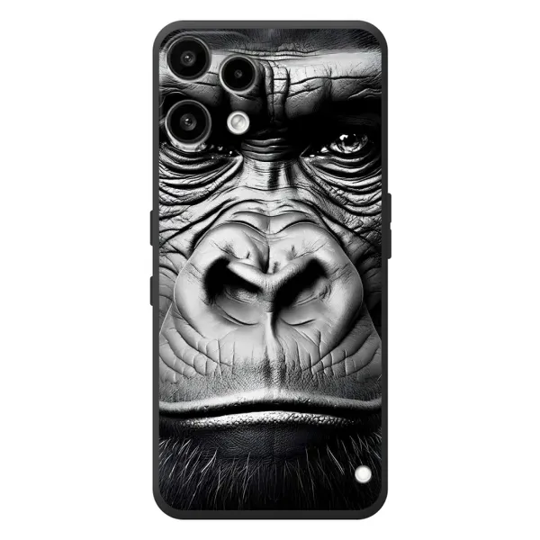 Чехол с рисунком «Черная обезьяна» для Nothing Phone (3a) Lite Чехол с рисунком «Черная обезьяна» для Nothing Phone (3a) Lite