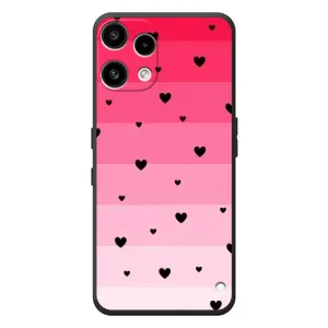 Чехлы с тематикой "Маленькие Сердечки" на Nothing Phone (3a) Lite (Чорные сердечки)