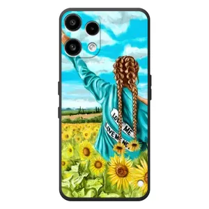 Чехол Стильные девушки на Nothing Phone (3a) Lite (Девушка на поле)