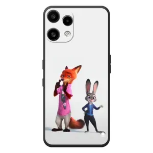 Силиконовый чехол с принтом Зоотрополіс для Nothing Phone (3a) Lite (Джуди и Ник)