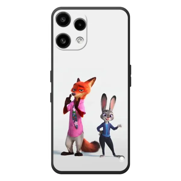 Чехол с рисунком «Джуди и Ник» для Nothing Phone (3a) Lite Чехол с рисунком «Джуди и Ник» для Nothing Phone (3a) Lite