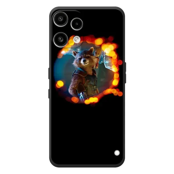 Чехол с рисунком «Енот Ракета» для Nothing Phone (3a) Lite