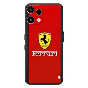 Силиконовый бампер с картинкой машины на Nothing Phone (3a) Lite (Ferrari Logo)