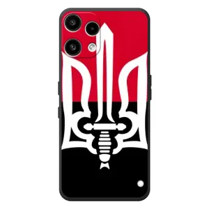 Чохли УПА (Червоно-Чорний) на Nothing Phone (3a) Lite (Герб України)