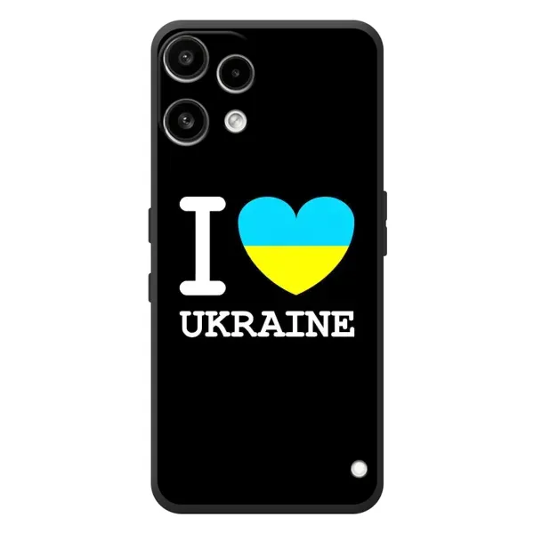 Чехол с рисунком «I Love Ukraine» для Nothing Phone (3a) Lite Чехол с рисунком «I Love Ukraine» для Nothing Phone (3a) Lite