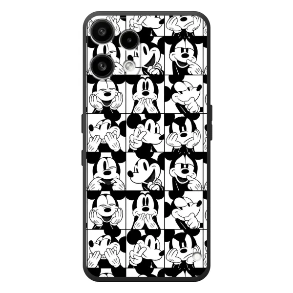 Чехол с рисунком «Коллаж Микки Маус» для Nothing Phone (3a) Lite Чехол с рисунком «Коллаж Микки Маус» для Nothing Phone (3a) Lite