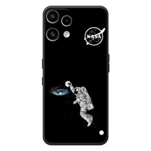 Силиконовый бампер с принтом "Наса" на Nothing Phone (3a) Lite (Космонавт баскетболист)
