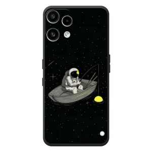 Силиконовый Чехол с принтом "Космонавты" на Nothing Phone (3a) Lite (Космонавт на рыбалке)