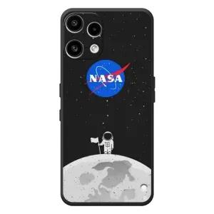 Силиконовый бампер с принтом "Наса" на Nothing Phone (3a) Lite (Космонавт NASA)