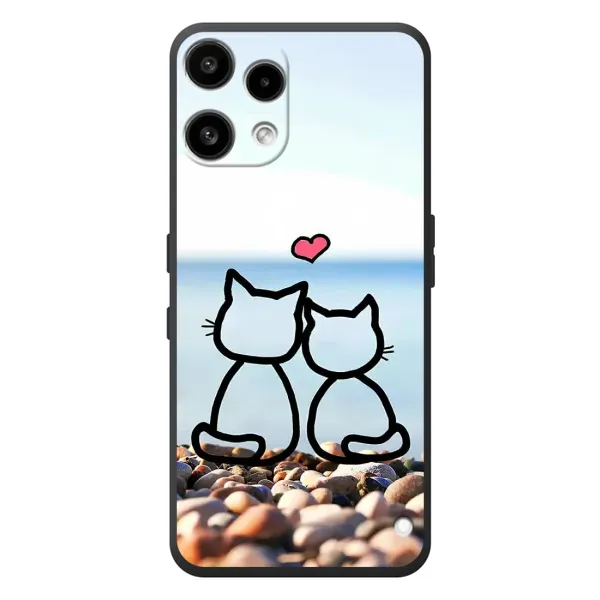 Чехол с рисунком «Котейки» для Nothing Phone (3a) Lite Чехол с рисунком «Котейки» для Nothing Phone (3a) Lite