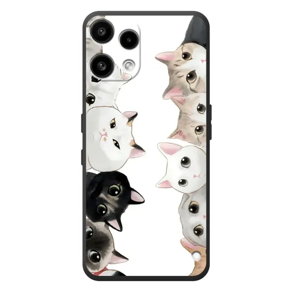 Чехол с рисунком «Коты» для Nothing Phone (3a) Lite