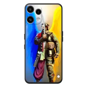 Чохол з картинкою (Патріотичний КОЗАК) на Nothing Phone (3a) Lite (КОЗАК з крилами)