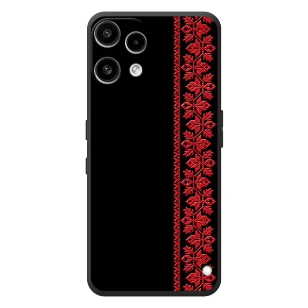 Чехол с рисунком «Красная Вышиванка» для Nothing Phone (3a) Lite Чехол с рисунком «Красная Вышиванка» для Nothing Phone (3a) Lite