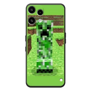 Чехлы для Nothing Phone (3a) Lite (Персонажи Майн Крафт) (Крипер 2)
