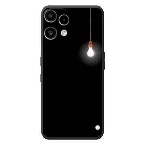 Чохол з картинками на чорному фоні для Nothing Phone (3a) Lite (Лампочка)