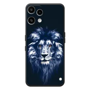 Чехол с картинкой на Nothing Phone (3a) Lite (Лев - синий)