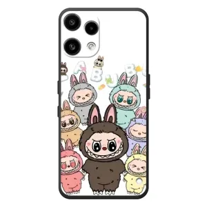 Чехол с принтом Лабубу для Nothing Phone (3a) Lite (Маленькие Лабубу)