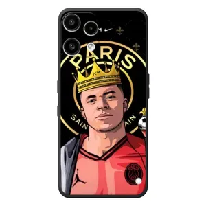 Чехол (TPU) с Футболистом на Nothing Phone (3a) Lite (Mbappe King)