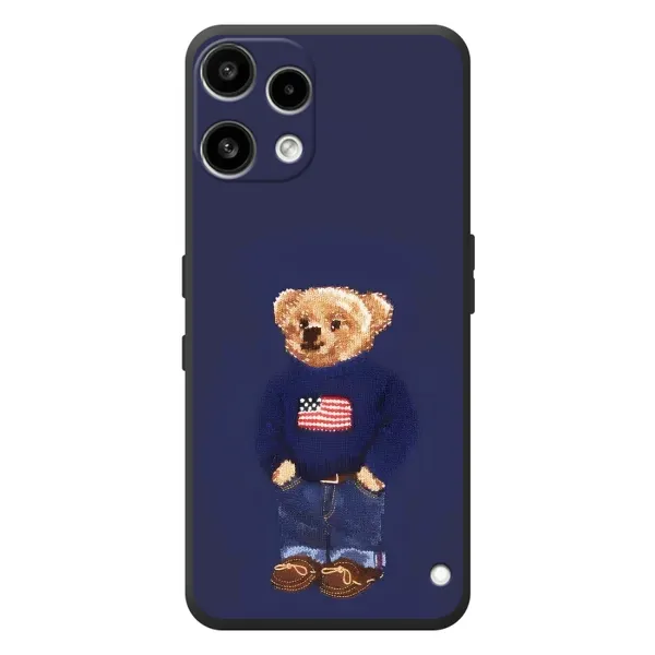 Чехол с рисунком «Мишка USA» для Nothing Phone (3a) Lite