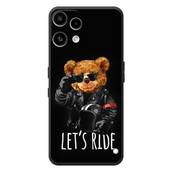Чехол с рисунком «Модный Мишка» для Nothing Phone (3a) Lite