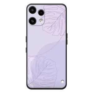 Чохол квітковий дизайн для Nothing Phone (3a) Lite (Монстера фіолетова)