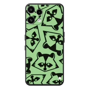Силіконовий Чохол з Энотами на Nothing Phone (3a) Lite (Мордочки Єнота)