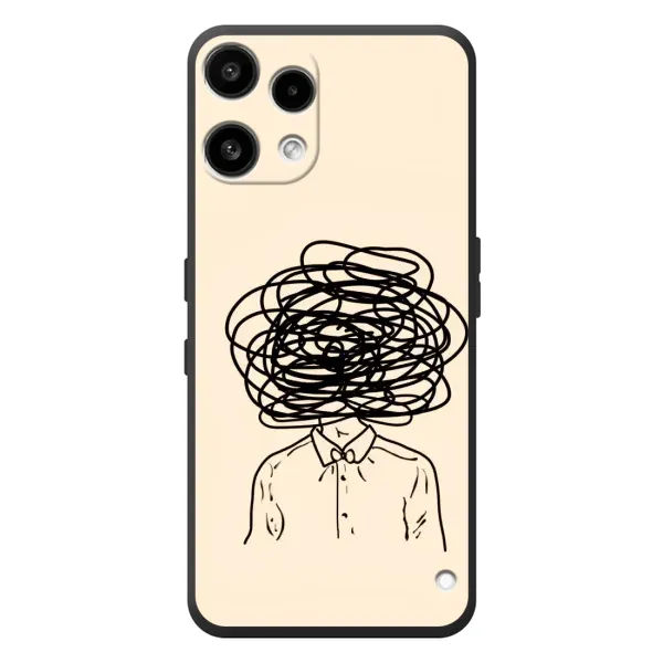 Чехол с рисунком «Мысли» для Nothing Phone (3a) Lite Чехол с рисунком «Мысли» для Nothing Phone (3a) Lite