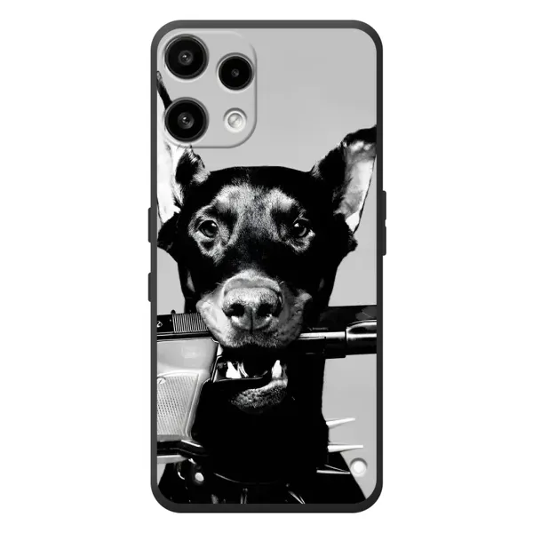 Чехол с рисунком «Опасный доберман» для Nothing Phone (3a) Lite Чехол с рисунком «Опасный доберман» для Nothing Phone (3a) Lite