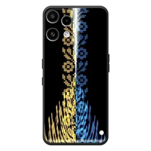 Силиконовый Чехол на Nothing Phone (3a) Lite (Патриотическая вышиванка)