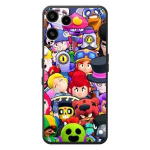 Силиконовый Чехол на Nothing Phone (3a) Lite с картинкой Brawl Stars (Персонажи)