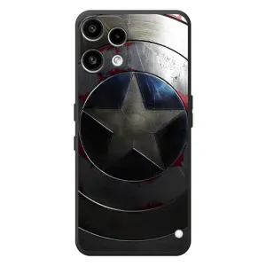 Чехол с Щитом Капитана Америки на Nothing Phone (3a) Lite (Ретро Щит Капитана)