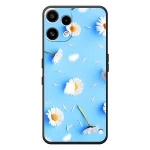 Чохол з Квітами для Nothing Phone (3a) Lite (ромашки на блакитному)