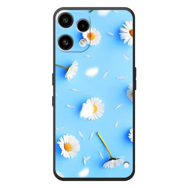 Чехол с рисунком «ромашки на голубом» для Nothing Phone (3a) Lite