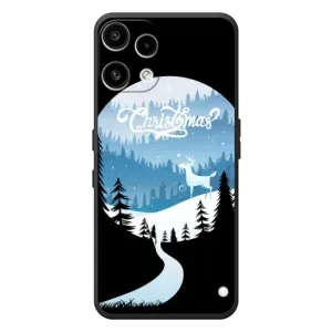 Силиконовый бампер на рождество для Nothing Phone (3a) Lite (Рождественский Олень)