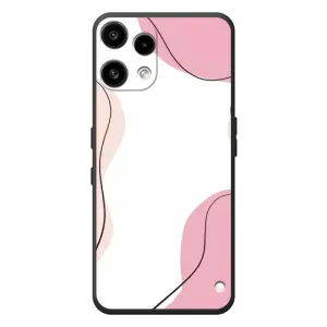 Чохол квітковий дизайн для Nothing Phone (3a) Lite (Рожевий фон)