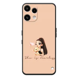 Силиконовый Чехол на Nothing Phone (3a) Lite с картинкой Стильных Девушек (С собакой)