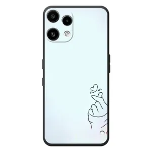 Чехлы (Знак сердечка) на Nothing Phone (3a) Lite (Сердце на голубом)